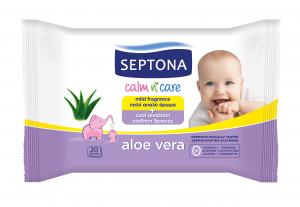 20 pcs Baby Wipes Aloe Vera